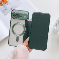 Ốp Điện Thoại Silicon Trong Suốt, Nắp Gập, Mạ, Tương Thích Với Google Pixel 10 Pro XL, Pixel 9 Pro X