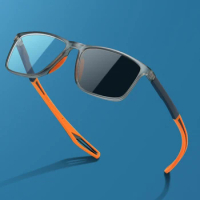 Fashion Square Photochromic Sunglasses Men Women Luxury Ultra Weight TR90 Anti Blue Light Sun Glasses Outdoor Chameleon Shades
