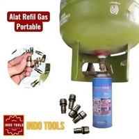 Alat isi ulang gas kaleng portable refil gas kaleng portable simpel