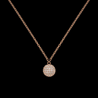 Daniel Wellington Pav Crystal Pendant Necklace สร้อยคอ