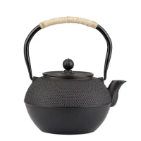 Japanese Cast Iron Teapot with Stainless Steel Net Infuser For Boiling Water Cooking Tea Pot Tetsubin Kettle 600ml 800ml 1200ml