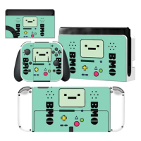BMO Style Vinyl Decal Skin Sticker For Nintendo Switch OLED Console Protector Game Accessoriy NintendoSwitch OLED