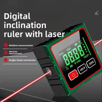 Waterpass Digital Alat Ukur Kemiringan Denga Laser Magnetic Level Angle Inclinometer JC100
