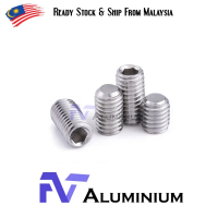 [5pcs] M3 M4 M5 M6 M8 Headless Set Screw Grub Metric 304 Stainless Steel Hex Allen Socket Head Screw
