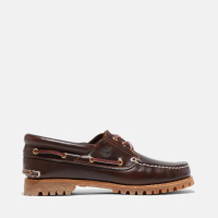 【Timberland 官方旗艦】女款棕色經典三孔帆船鞋(51304214)