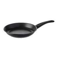 HEMLAGAD 平底煎鍋, 黑色, 直徑24 公分