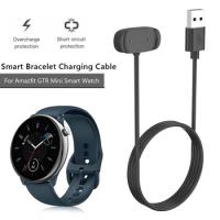 Charger for Amazfit GTR Mini/ GTS 4 Mini/ GTS 2/ GTR2 2e Smart Watch Charger Cradle USB Fast Charging Cable for Amazfit Bip U