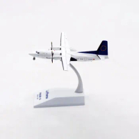 Diecast JC Wings 1:200 Lufthansa Fokker Fokker 50 D-AFKU Alloy Aircraft Model Collection Commemorative Gift Display