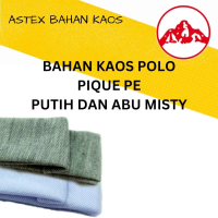 Pique/Lakos PE Per KG Warna Putih/ Abu Misty (m71) Bahan Kain Wangki/Kaos Kerah Polo