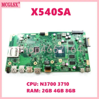 X540SA With N3700 N3710 CPU 2GB 4GB-RAM Notebook Mainboard For Asus VivoBook X540S X540SA X540SAA F540S Laptop Motherboard
