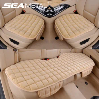 SEAMETAL Car Seat Covers Warm Seats Cushion Protector Plush Seat Cover Autumn Winter Universal For Sedan Hatchback SUV Seat Mats