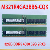 For Samsung 32GB DDR5 4800 32G 2RX8 PC5-4800B Server Memory M321R4GA3BB6-CQK