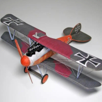 1: 33 British Albatross D. V pejuang, model kertas koleksi peminat tentera buatan tangan DIY