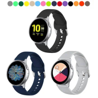 20mm Watch Strap for Samsung Galaxy Watch Active/Active 2 44mm 40mm/Galaxy Watch 3 41mm,20mm Soft Silicone Band Replacement easy
