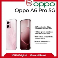 Hp Oppo A6 Pro 5G Ram 8GB Internal 256GB Garansi Resmi Pink