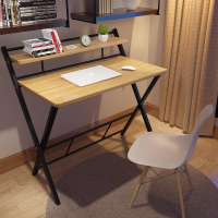 居家防疫-免安裝X型折疊桌/80&amp;100 公分 電腦桌 雙色雙尺寸選購