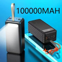 BCAK 80000mAh Large-capacity Charging Treasure 60000 Digital Display 5w Fast Charging Outdoor 100000 Mobile Power Gift Wholesal