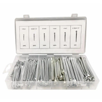 Hộp chốt chẻ thẳng, chốt gim phe cài 144pc Liên shop