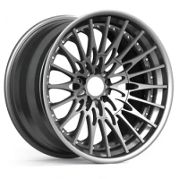 Custom Deep Dish Two Piece18 19 20 21 22inch 5x120 5x114.3 5x120 Forged Aluminum Alloy Passenger Gray Car Wheels Rims For Sale