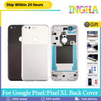 Original Back Cover For Google Pixel Back Battery Cover Rear Glass Door Housing Case For Google Pixel XL Battery Cover Replace