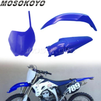 Racing Number Board Plastic Number Plate Front Rear Fender Mudguard for Yamaha YZ125 YZ250 YZ250F YZ450F WR250F WR450F Dirt Bike