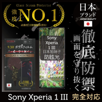 【INGENI徹底防禦】Sony Xperia 1 III (第三代)全膠滿版 (晶細霧面黑邊) 保護貼 日規旭硝子玻璃保護貼