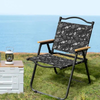 Portable Camping Seat Load-bearing Outdoor Folding Chairs Comfortable Kermit Bench No-installation Lightweight Beach Couch