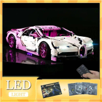 ชุดไฟ DIY RC สำหรับ LEGO 42083 รถสปอร์ตสีชมพูเทคนิค บล็อคตัวต่อ ของขวัญเท่านั้น ไฟ LED ไม่มีโมเดลบล็