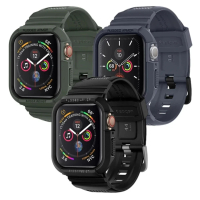 Spigen Apple Watch S9/8/7/6/5/4/SE Rugged Armor Pro防摔保護殼專業版(SGP 三色 45/44_41/40mm)