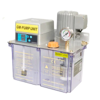 CE electric lubrication pump grease lubricator oiler 4L Dual Digital panel GM5262-400 for centralized lubrication CNC machine