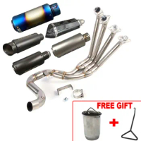NEW CBR 650R Motorcycle Full Exhaust System Header Pipe Front Pipe with Exhaust Fit for HONDA CBR650F CB650F CBR650R 2014-2021