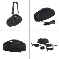 Storage Bag Compatible For Boombox3 Portable Mesh Bag Outdoor Travel Protective Case With Detachable Shoulder Strap