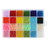 Glass Seed Beads for Jewelry Making 2mm Glass Beads DIY Art Letter Beads