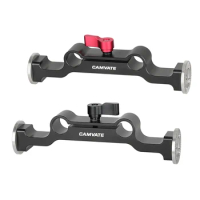 CAMVATE Standard 15mm Double Rod Clamp With ARRI Rosette Adapters For DSLR Camera Shoulder Mount Rig 15mm Rod Support System New