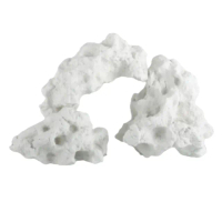 【水族 飾品 裝飾】人造礁岩石 珊瑚石 不規則 5顆約10kg/造景裝飾石/魚缸擺設/魚隻躲藏(海水魚缸適用RRA2S)