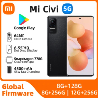 Xiaomi CIVI Android 5G Unlocked 6.55 inch 12GB RAM 256GB All Colours in Good Condition Original used phone