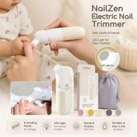 Huggy Baby NT02 NailZen Nail Trimmer | Gunting Kuku Elektrik Bayi Anak LED