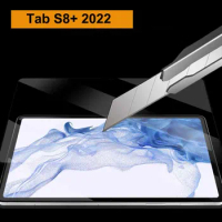 2PCS Ultra-Thin screen protector Tempered Glass For Samsung Galaxy Tab S8+ 2022 Screen protective For Galaxy Tab S 8 Plus