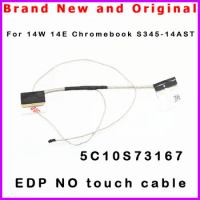 New Laptop LCD EDP Cable for Lenovo 14W 14E Chromebook S345-14AST ELAC1 2 LCD Screen display Cable 5C10S73167 Flex Ribbon Cable