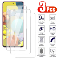 3Pcs 9H HD Tempered Glass For Samsung Galaxy A01 A11 A21 A31 A41 A51 A71 Screen Protector M01 M11 M21 M31 M51 Protective Film