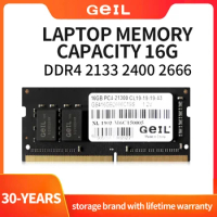 GeIL Memoria Ram DDR3 DDR4 1600MHZ 2666MHZ 3200MHZ RAM DDR4 4GB 8GB 16GB 32GB for Laptop Notebook Memoria RAM 1.2V 1.5V