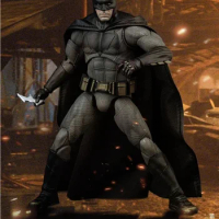 New Original Fondjoy Toys Big Ben Batman Figure Batman Movie Bvs Light Armor Batman Dc Multiverse 7-Inch Movable Anime Figure