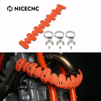 NICECNC Exhaust Muffler Pipe Heat Shield Guard Protector For KTM SXF EXCF SMR 250 350 450 500 Husqvarna FC FE 501 4 Stock