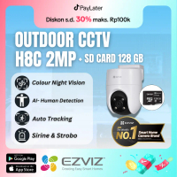 [ PROMO BUNDLE] Ezviz H8C 2MP Outdoor CCTV Pan & Tilt Wifi  Bundling SD Card 128 GB LIVE