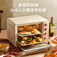 40L Electric Oven for Household Use with Independent Temperature Control and Multifunctional Baking Pizza Oven Air Fryer