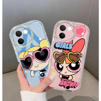 เคสโทรศัพท์ Powerpuff Girls น่ารัก KOSLAM เข้ากันได้กับ VIVO V30e 5G, V30 5G, V30 Pro 5G, V29 5G, V2