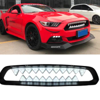 Wild2022 Suit for Ford 15-17 Mustang Special Lamp Mp Shark Tooth Net Grill Car Accessories