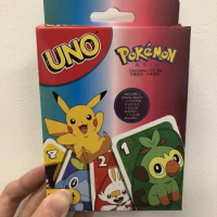 UNO Games Pokemon Sword &amp; Shield Card Game Family Funny Entertainment Board Game Poker Cards Game Gift Box