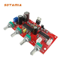 SOTAMIA UPC1892+JRC2150 Amplifier Preamp Tone Board Treble Bass Balance Volume Control Preamplifer B