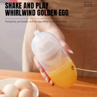 Pengocok Telur Dapur Tali Tarik Tangan Pengocok Telur Pengaduk Kuning Telur Putih Telur